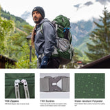 MOUNTAINTOP® 70L Internal Frame Backpack with Rain Cover - mountaintopoutdoor