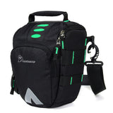 MOUNTAINTOP Large DSLR Gadget Bag, Black with Orange Interior, Solid