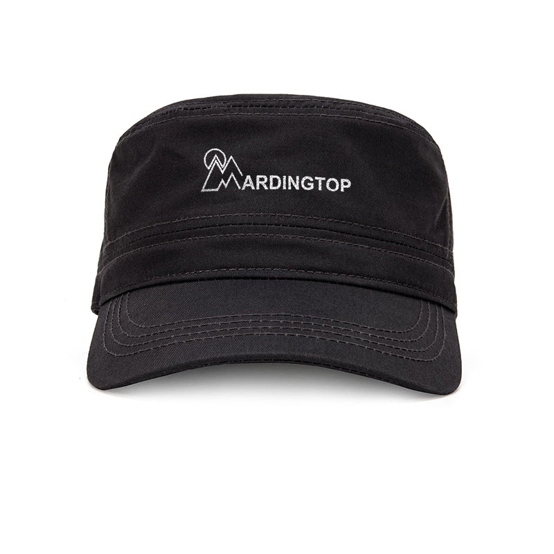 MARDINGTOP Unisex Cotton Canvas Cap, Black