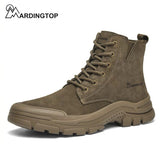 MARDINGTOP Men's Tactical Waterproof Boots, Khaki