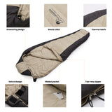 Mountaintop® Mummy Sleeping Bag - mountaintopoutdoor