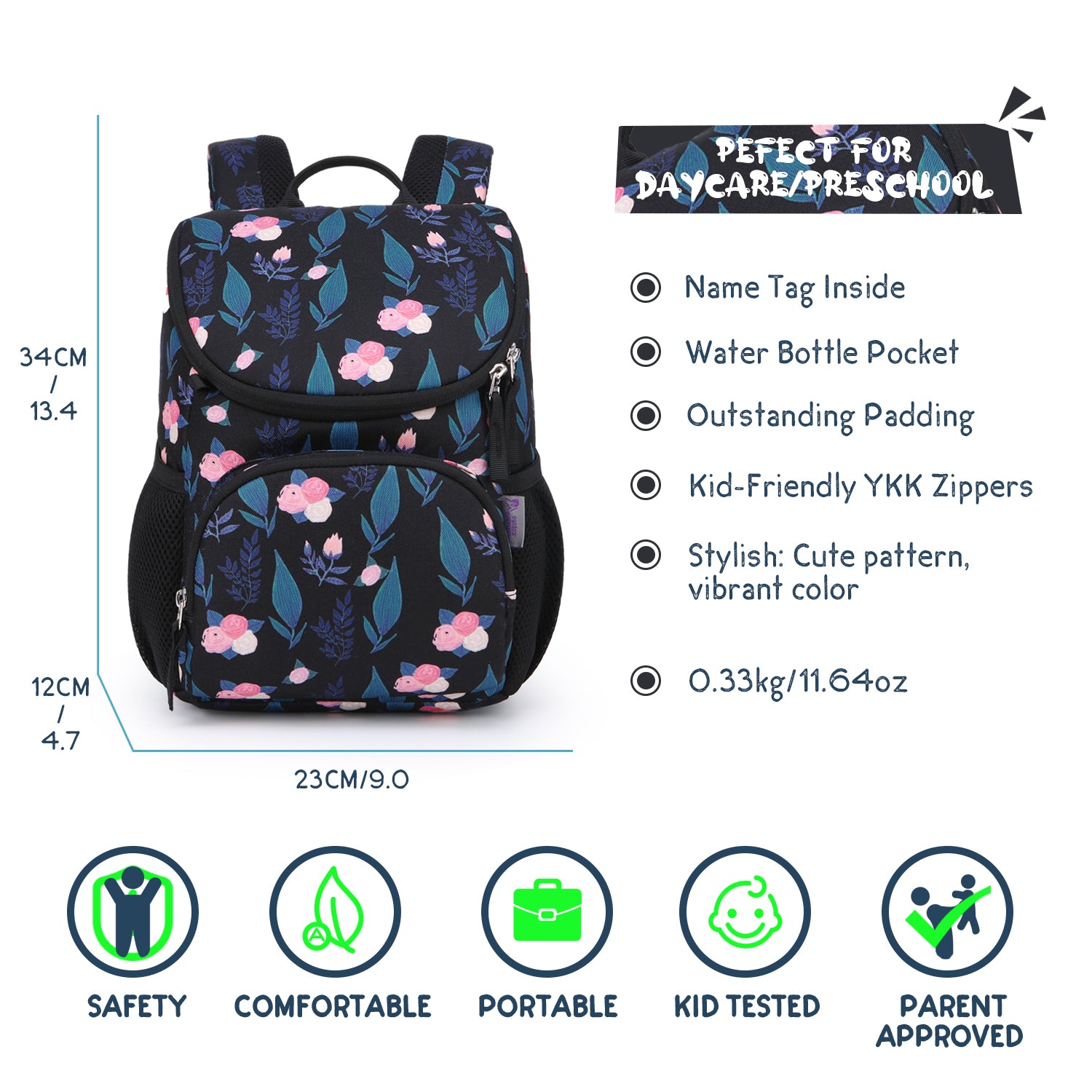 MOUNTAINTOP® 5L Kids Toddler Backpack - mountaintopoutdoor
