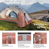 MOUNTAINTOP® 60L Women's Trekking Backpack with Rain Cover - mountaintopoutdoor