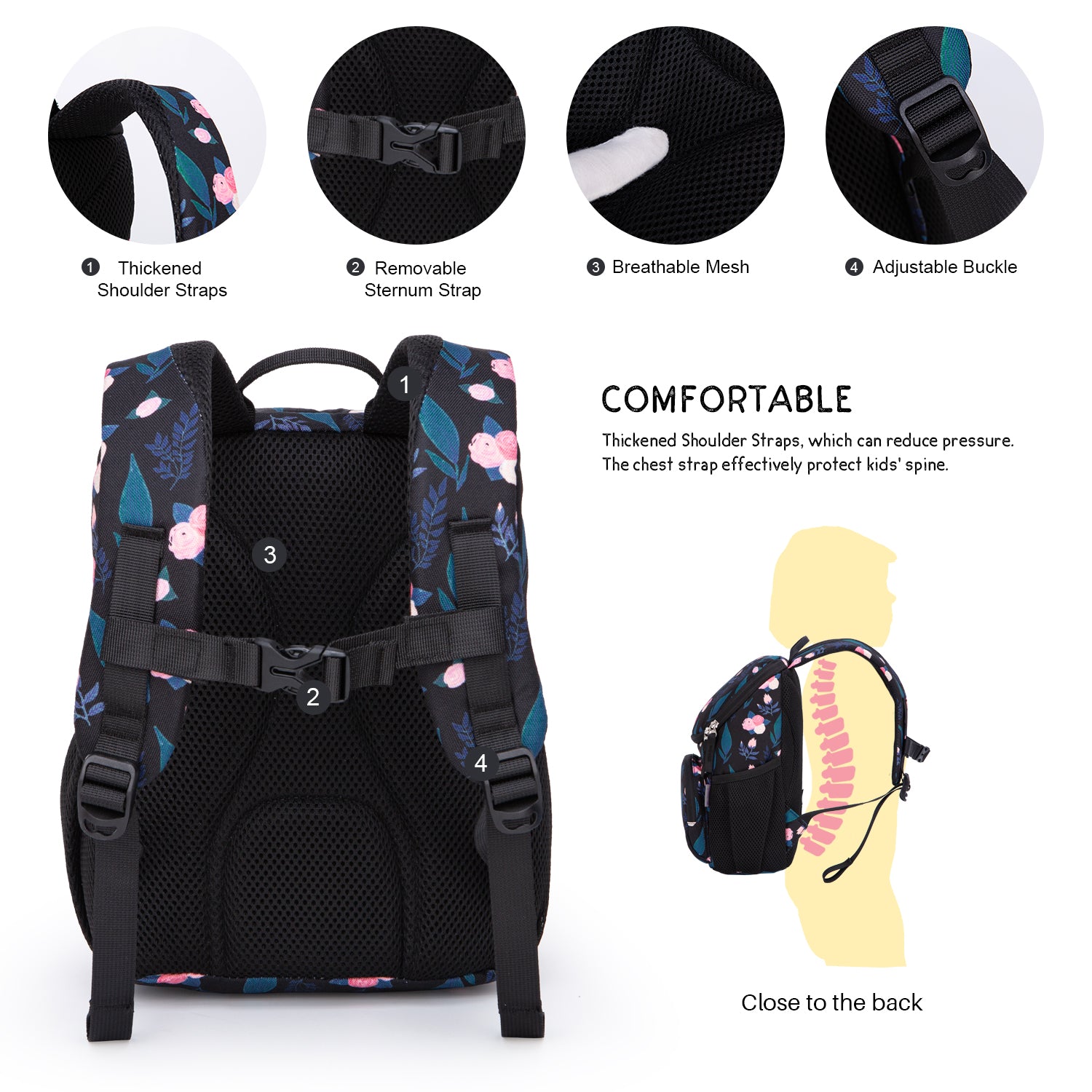 MOUNTAINTOP® 5L Kids Toddler Backpack - mountaintopoutdoor