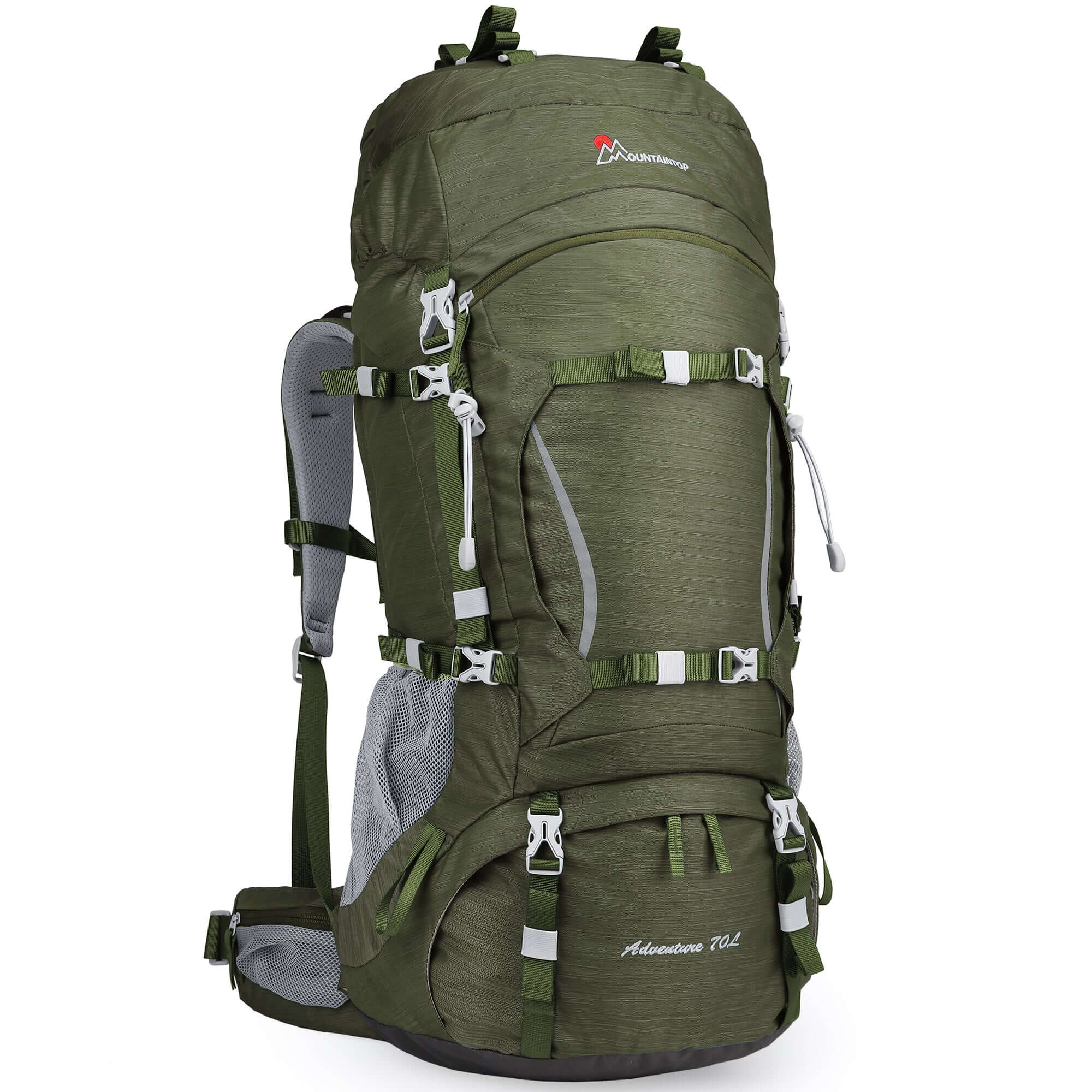 MOUNTAINTOP® 70L Internal Frame Backpack with Rain Cover - mountaintopoutdoor