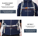 MOUNTAINTOP® 40L Hiking Backpack with Rain Cover - mountaintopoutdoor