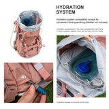 MOUNTAINTOP® 60L Women's Trekking Backpack with Rain Cover - mountaintopoutdoor