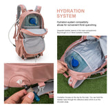 MOUNTAINTOP® 40L Women‘s Hiking Backpack with Rain Cover - mountaintopoutdoor