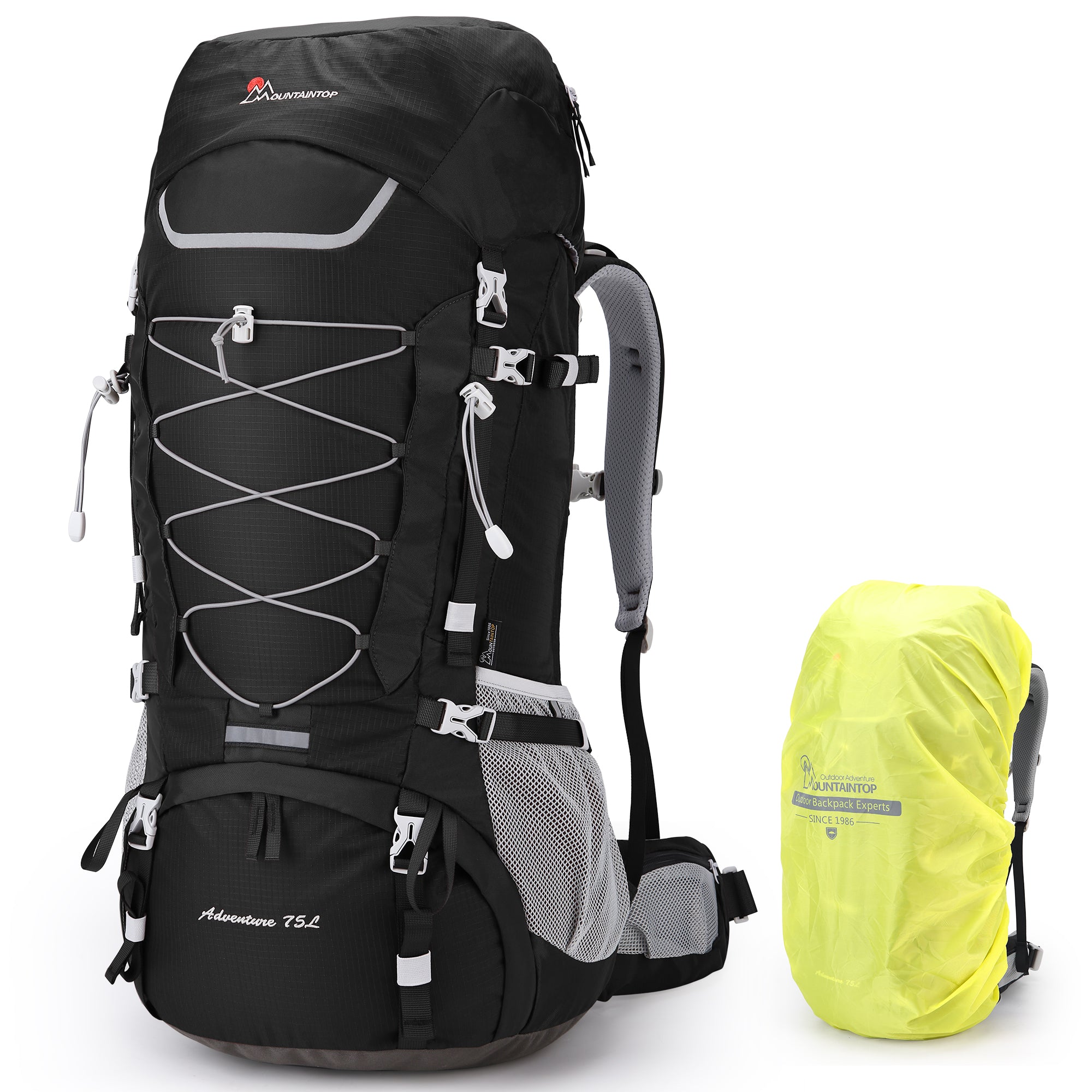 65l internal frame hiking backpacks INOXTO 65/85LBackpack waist pockets Bag Outdoor Adventure Mountaintop Backpack