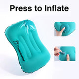 MOUNTAINTOP Ultralight Inflatable Compressible Air Pillow for Camping and Travel