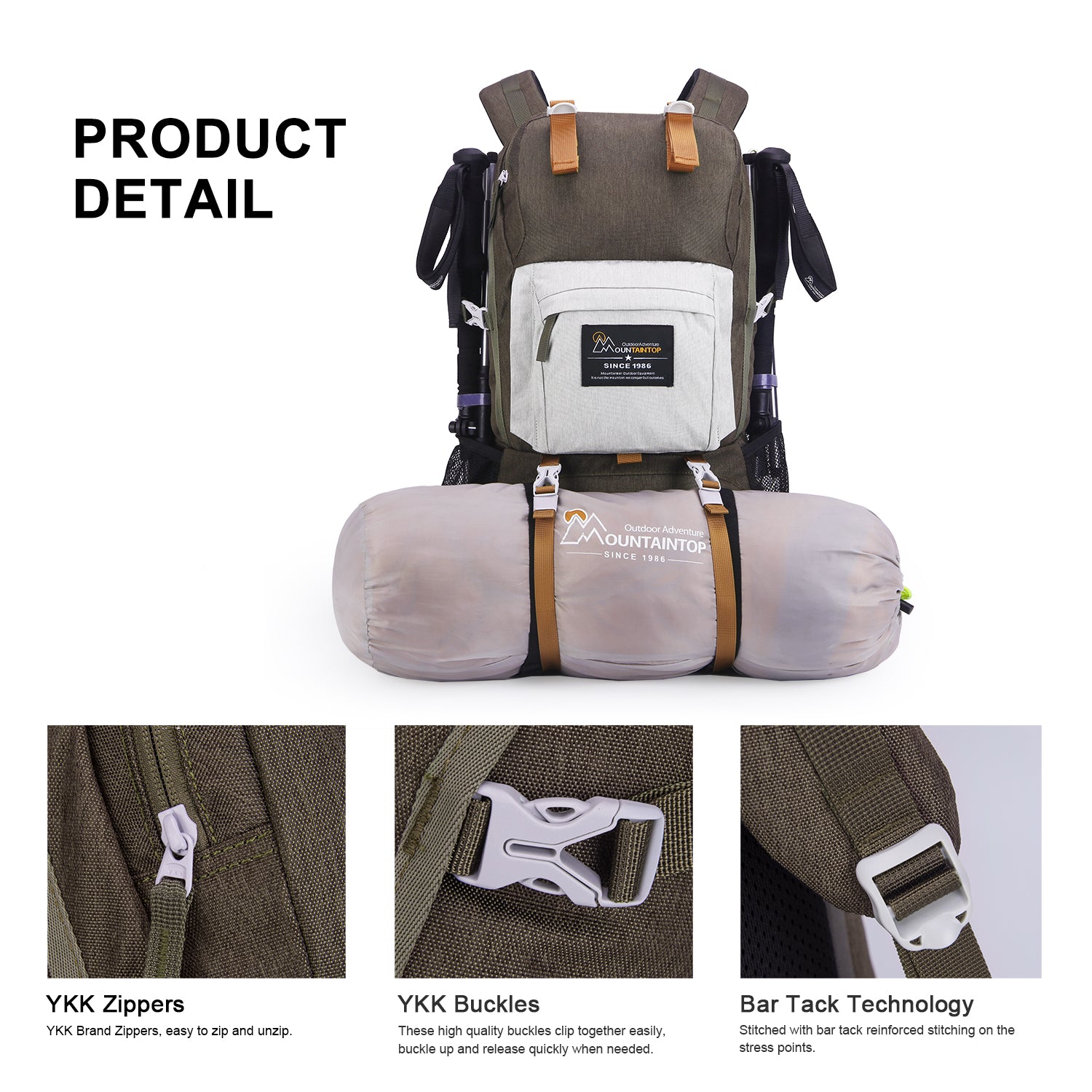 Backpack Cooler Bag Chair Portable Folding High-Intensity Steel