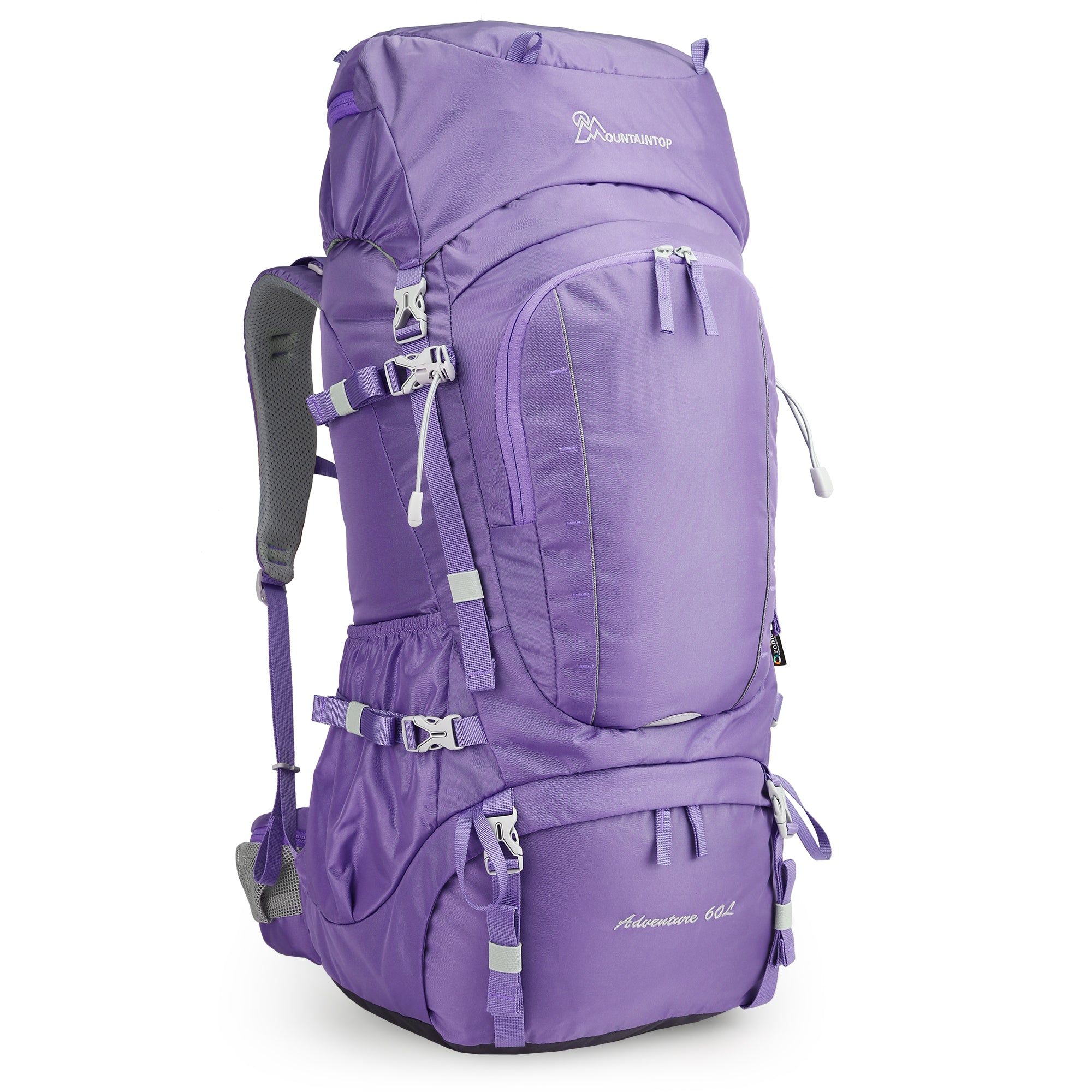 MOUNTAINTOP® 60L Women's Trekking Backpack with Rain Cover - mountaintopoutdoor