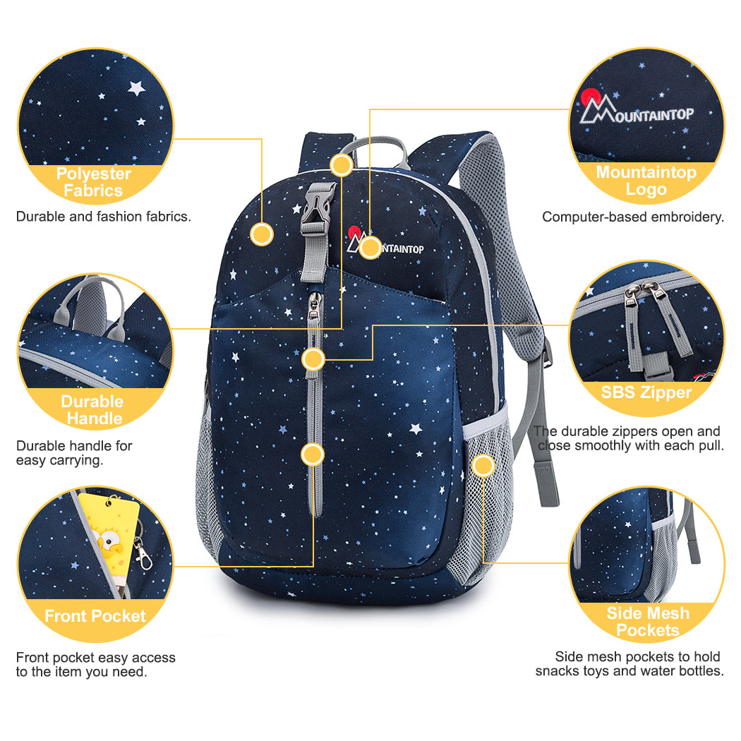 Kid Backpack Detail,Water-resistant Polyester