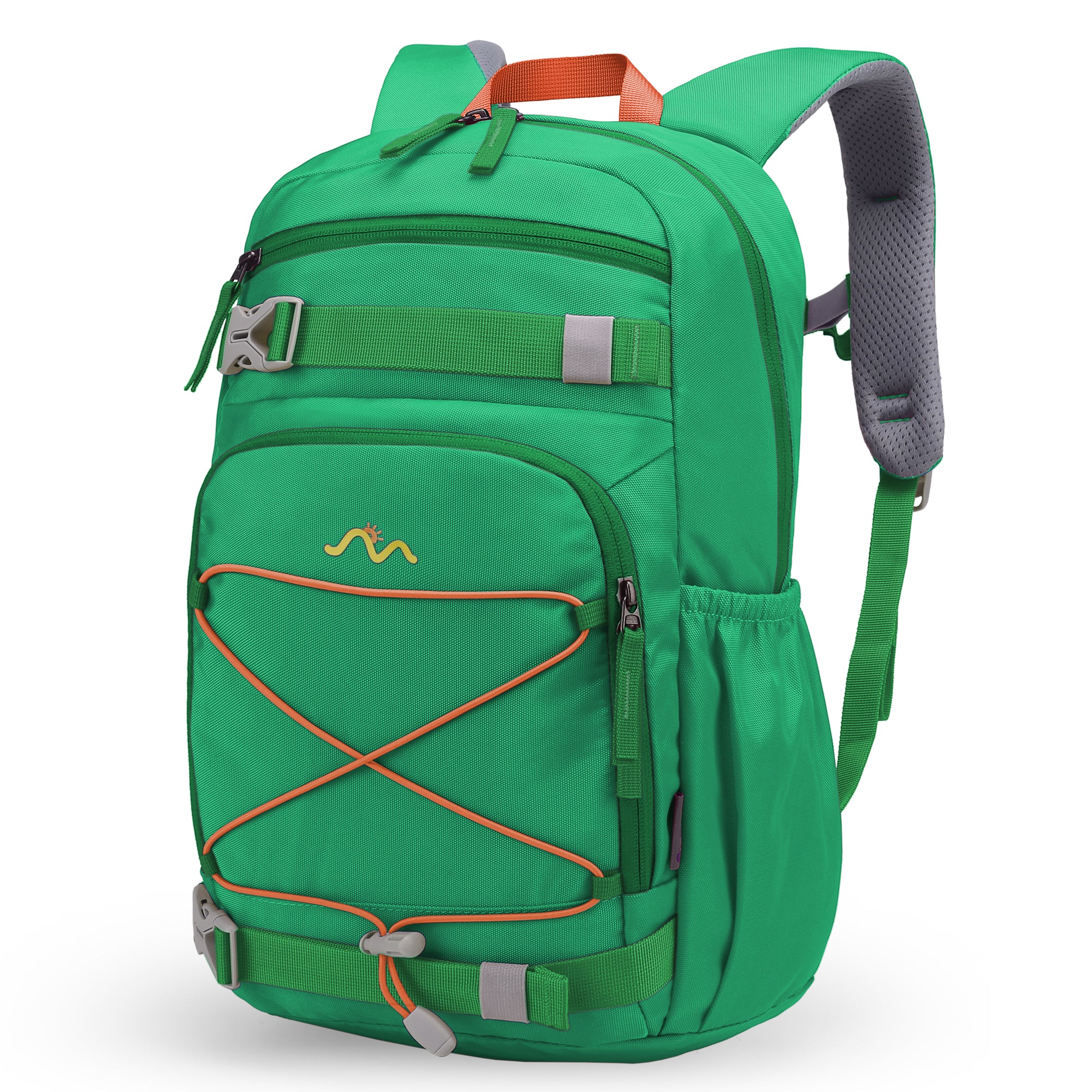 Green kids backpack,outdoor kid backpack